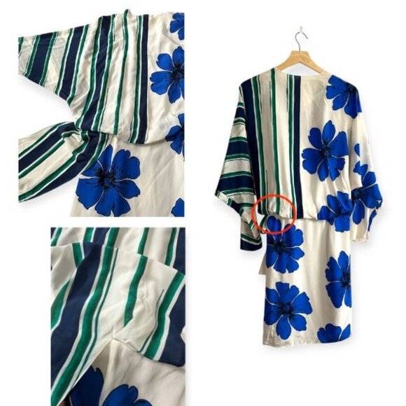 Chloe printed silk crepe de chine wrap dress, 36 FR, Retail $2,950, New w/ tag - Picture 11 of 16